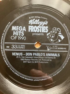 1990 MEGA HITS OF KELLOGGS 5 1/2 ZOLL 33u/min FLEXI-DISC DON PABLO'S ANIMALS VENUS K02 - Bild 1 von 1