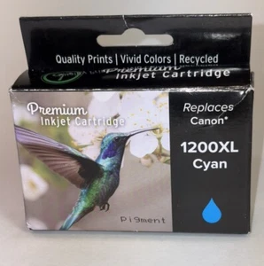 Premium Tintenstrahlpatrone C-PGI1200XLC kompatibel Canon 1200 High Yield Cyan - Bild 1 von 3