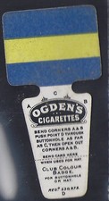 OGDENS-FOOTBALL CLUB BADGES (SHAPED 1910)-#42- WARRINGTON RUGBY