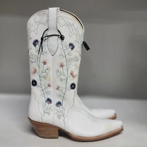 Shyanne Fleur Western Boot White Womens Size 9.5M - Picture 1 of 13