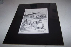 Cafe Du Monde New Orleans Druckbleistift von Brent McCarthy 1981 Neu in Kunststoff! - Bild 1 von 2