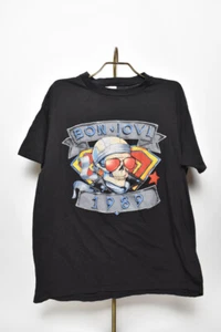 Camiseta XL Vintage Original NOS Bon Jovi 1989 Gira de Conciertos We're Back Kickin Ass - Imagen 1 de 6