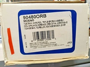 Drenaje de bañera Moen 90480ORB con palanca de disparo para bañeras de hidromasaje de 24" - Imagen 1 de 2