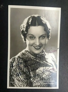 Photo portrait dédicacé Suzanne Duman Théatre opéra 1939 - Picture 1 of 2