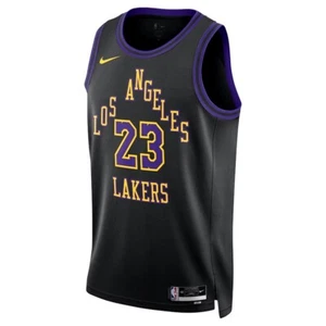 AUTHENTIC LeBron James Los Angeles Lakers Nike Unisex 2023/24 Swingman Trikot XL - Bild 1 von 3
