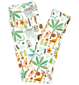 Girls S/M LuLaRoe ~ ZOO ANIMALS ~ Leggings; KIDS SIZES 2-8; Giraffe Koala Lion - Picture 1 of 3