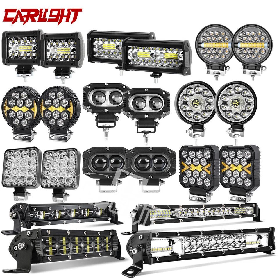 LED Work Light Bar Flood Spot Lamp Offroad Driving Car Truck ATV SUV UTV 12V 24V - Image 1 of 1