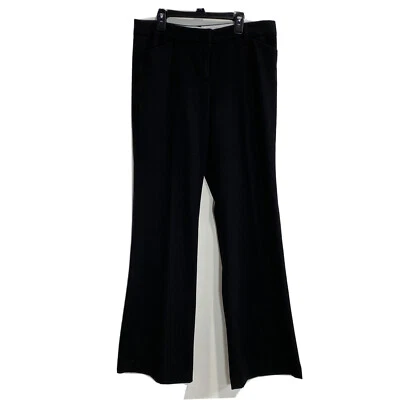 Брюки Vivienne Tam 6 черные широкие брюки 4 кармана костюм КАРЬЕРА - Изображение 1 из 4