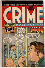 Crime Does Not Pay Comic No. 64, June 1948, Pre-Code, Gleason Publications