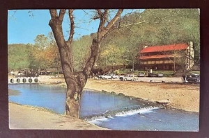 Pictorial View of The Lodge Roaring River State Park Cassville MO Postcard 1971 - Picture 1 of 2