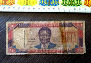 (GB), Banknote , LIBERIA, 50 Dollars, Year : 1999 .