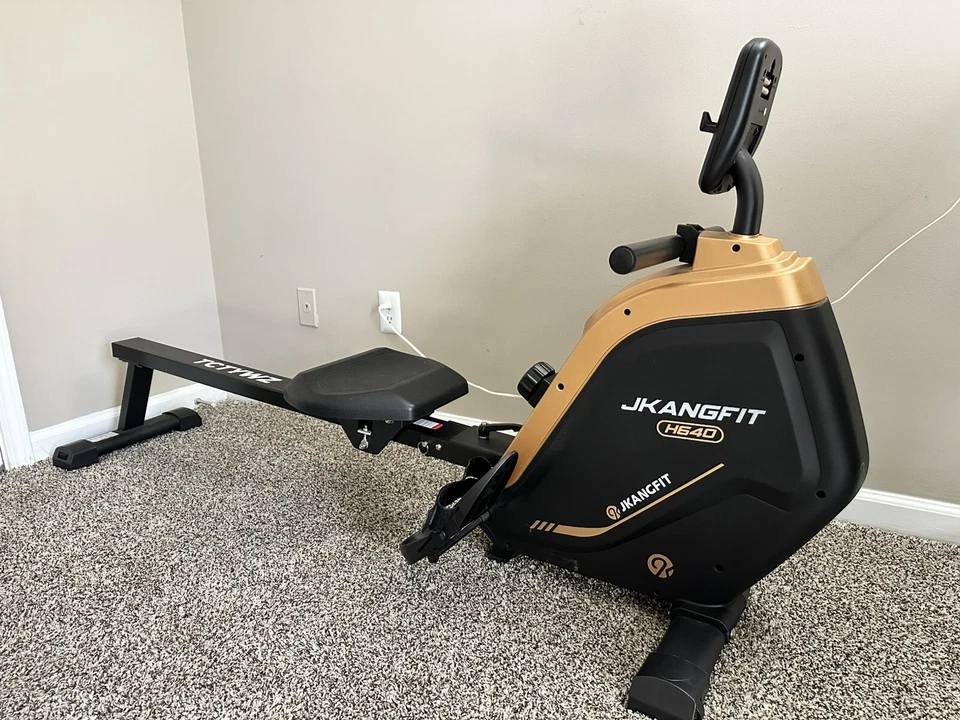 Máquina de remo de fila magnética de 16 niveles remo cardio gimnasio en casa equipo de ejercicio Foto 1 de 1