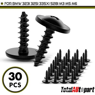 Clip de retención de tornillo de cabeza de relleno Phillips Truss 30 piezas para BMW Serie 3 M5-2.12 Foto 1 de 4