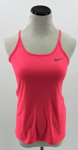 Nike Women's Running Dri Fit Tank Top Size XS Pink Reflective Vented - Picture 1 of 10