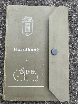 Rolls Royce Silver Cloud Number VIII Automobile Motor Car Owners Handbook Manual - Image 1 of 2