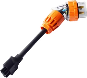 EVMUSK Charger Adapter for Tesla 3-Pin to Tesla Adapter Gen 2 UMC Adaptor Tes... - Picture 1 of 12
