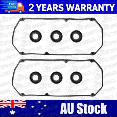 Valve Rocker Cover Gasket Kit for Mitsubishi Magna TL TW V6 6G74 3.5L 2003-2005 - image 1 of 3