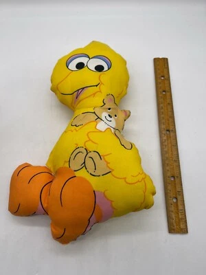Peluche Big Bird Sesame Street 12" vintage - usado, sin etiquetas Foto 1 de 2