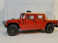 Exoto ThunderTrac 1995 AM General Humvee 1:18 Scale Diecast Red Military Hummer