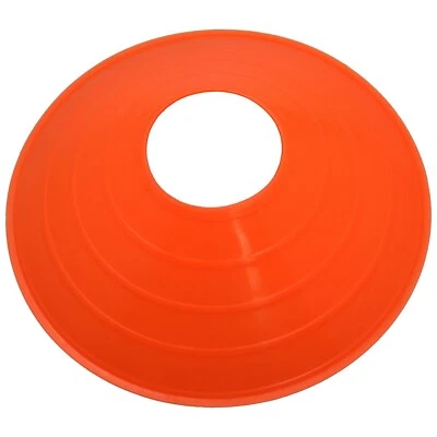 BLUEDOT TRADING 12 Orange Disc Cones Soccer Football Track Field Marking Coaching Practice
