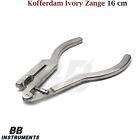 Kofferdam Lochzange Ivory Zange 16 cm KFO Zahnarzt Dental zange rubber dam plier