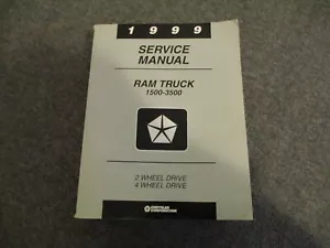 1999 CHRYSLER CORP DODGE RAM TRUCK 1500-3500 SHOP SERVICE REPAIR MANUAL BOOK - Picture 1 of 12