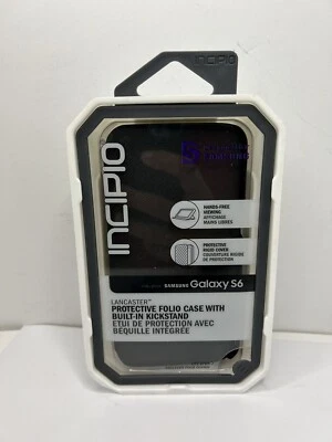 Incipio Samsung Galaxy S6 Lancaster Folio Case - Black - Image 1 of 4