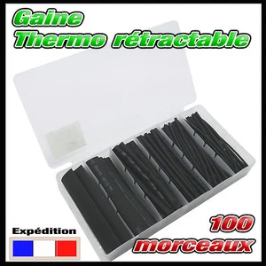 995N2# Sortiment 10m Thermo Schrumpfschlauch in Box 1,5 bis 13mm schwarz 2:1 - Bild 1 von 1