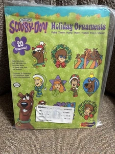 Scooby Doo Cartoon Network 20 Weihnachtsornamente zum Bemalen seltenes Set neu versiegelt - Bild 1 von 7