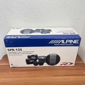 Alpine SPR-13S Component 2-Way Speaker System 300 Watts Peak 100 Watts RMS - NIB - Picture 1 of 7