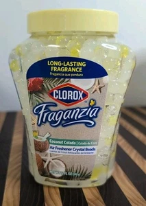 Fraganza Deodorante Perline Cristallo Cocco Colada 12Oz | Senza Aria Lunga Durata - Foto 1 di 6