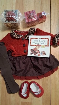 American Doll приятный Bitty Baby шоколад вишни Oufit с праздничные подарки - Изображение 1 из 4