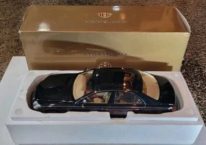 AUTOART MAYBACH 57 DEALER MODEL BLACK DIE CAST SCALE 1:18 IN BOX - Picture 1 of 9