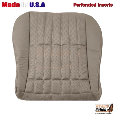 Cubierta de asiento inferior del conductor delantero de cuero Perf 1997-2002 para Chevy Camaro tostado Foto 1 de 4
