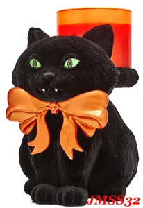 Bath & Body Works piedistallo portacandele 3 stoppini gatto nero vampiro Halloween 2025 - Foto 1 di 1