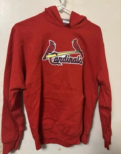 St. Louis Cardinals Pullover Hoodie S NWOT Embroidered Logo Rare FREE SHIPPING - Picture 1 of 8