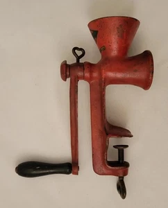 Vintage A. F. Garantie Sudetia Hand Crank Meat Grinder - Western Germany - Picture 1 of 7