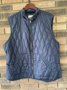 Old Navy Steppweste Reißverschluss dunkelblau Damen Größe XXL mit Taschen - Bild 1 von 7