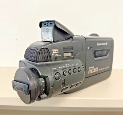Canon E520A Video8 Hi8 Camcorder Tape Player w/ AC Adapter – Tape Load Issue - Image 1 of 4