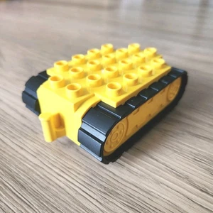 Lego Duplo Crane Bulldozer Base Construction Genuine Replacement Part - Picture 1 of 11