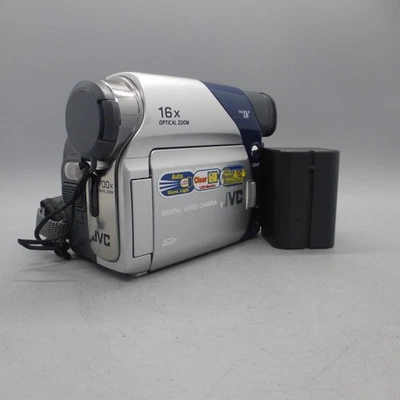 JVC GR-D73EK Handheld MiniDV Camcorder Silver Tested - Image 1 of 4