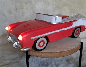 Target Bullseye Playground Vintage Style Novelty Figural Light Up Car Red 2025 - Picture 1 of 15