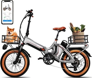 Luckeep X1 PRO Electric Bike, Folding Ebike 750W Motor 48V 29AH Dual Battery - Picture 1 of 15
