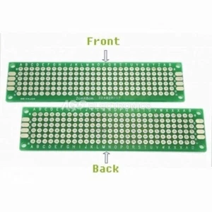 Basetta Vetronite 1.6mm doppia faccia 2 x 8cm 168 fori passo 2.54mm - Imagen 1 de 1