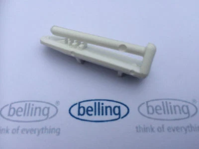 Véritable Belling Lave-Vaisselle Couverts Panier Rail Arrière Fin Cap (Seul Item Foto 1 de 3