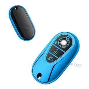 Blue Soft TPU Full Protect Remote Key Fob Cover For Mercedes-Benz S-Class 2020+ - Bild 1 von 8