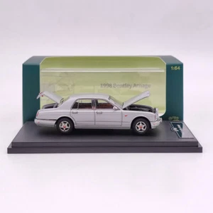 GFCC TOYS 1:64 1998 Bentley Arnage Silver Diecast Car Model Limited Collection - Imagen 1 de 8