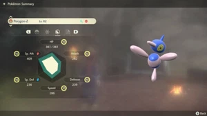 Pokemon Legends Arceus PLA - Shiny Max Effort Levels Alpha Porygon-Z - Picture 1 of 4