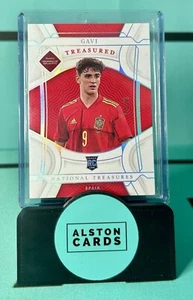 2022 Panini National Treasures Gavi /99 Rookie Spain Barcelona - Picture 1 of 2
