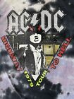 AC/DC Highway To Hell 1979 Konzert Tour Krawatte gefärbt grafisch Herren Größe Large